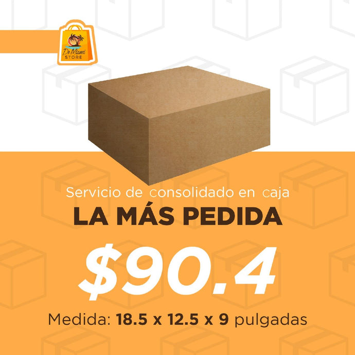 Servicio de consolidado en caja La más pedida