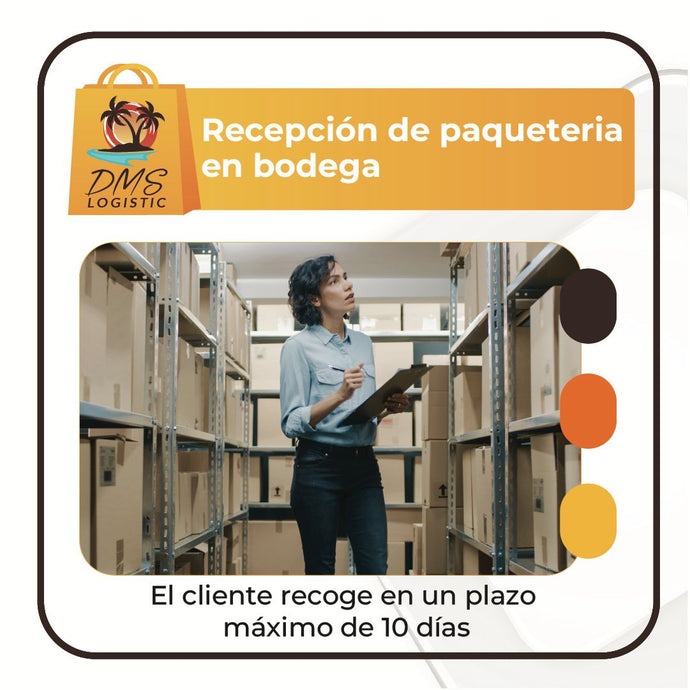 Servicio recepción de paquetería en bodega
