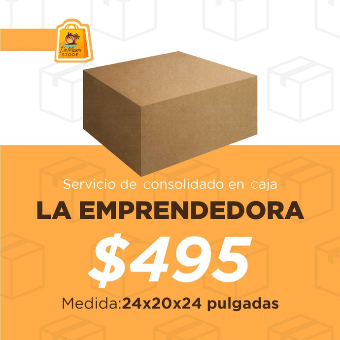 Servicio de consolidado en caja La emprendedora